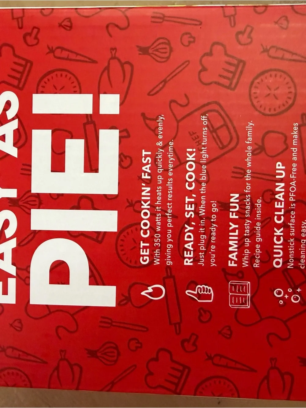 Personal Pie Maker in Red by Ash - Single-Serve Hand Pie Appliance